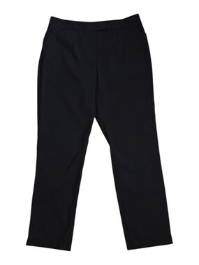 Lafayette 148 New York Irving Black Straight-Leg Women's Pants